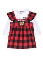 Moschino Kids robe imprimée à motif Teddy Bear - Rouge - thumbnail