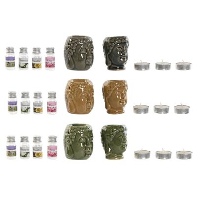 Verbrander Home ESPRIT 17 x 13,5 x 8 cm (3 Stuks)
