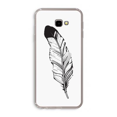 Pluim: Samsung Galaxy J4 Plus Transparant Hoesje