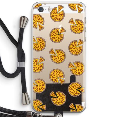 You Had Me At Pizza: iPhone 5 / 5S / SE Transparant Hoesje met koord