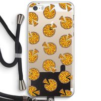 You Had Me At Pizza: iPhone 5 / 5S / SE Transparant Hoesje met koord