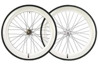 Santafixie 60mm Wielset + Binnenbanden + Banden - Wit Santafixie 60mm Wielset + Binnenbanden + Banden - Wit