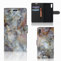 Sony Xperia XZ | Sony Xperia XZs | Bookcase | Marmer Grijs Sony Xperia XZ | Sony Xperia XZs | Bookcase | Marmer Grijs