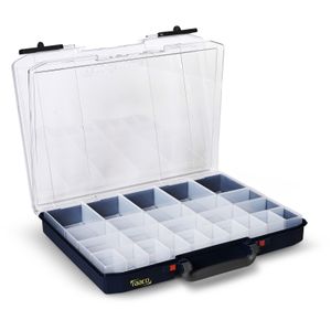 raaco CarryLite 55 5x10-0/DL Blauw Polycarbonaat (PC), Polypropyleen (PP)