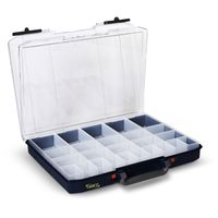 raaco CarryLite 55 5x10-0/DL Blauw Polycarbonaat (PC), Polypropyleen (PP) - thumbnail