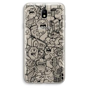 Vexx Black City : Samsung Galaxy J7 (2017) Transparant Hoesje