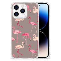 iPhone 14 Pro Case Anti-shock Flamingo