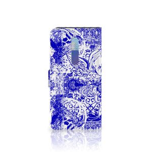 Telefoonhoesje met Naam Xiaomi Redmi K20 Pro Angel Skull Blauw