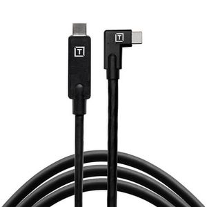 Tether Tools TetherPro USB-C naar USB-C haaks - zwart