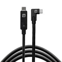 Tether Tools TetherPro USB-C naar USB-C haaks - zwart