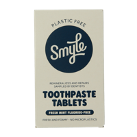 Tandpasta tabletten zonder fluoride navul 63 Stuks