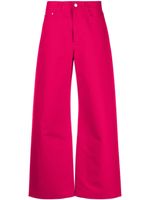 Wandler pantalon en coton à coupe droite - Rose - thumbnail