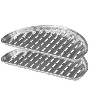 BBQ Collection barbecue grillschalen - Set van 16x stuks - 33 x 19 cm - Vlees grillen - BBQ rooster