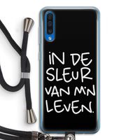 De Sleur: Samsung Galaxy A50 Transparant Hoesje met koord