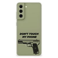 Samsung Galaxy S21FE Silicone-hoesje Pistol DTMP - thumbnail