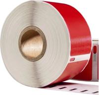 Huismerk Label Tape voor Dymo 99012 | 89 x 36 mm | S0722400 - Rood - 260 Etiketten per Rol - 1 Rol