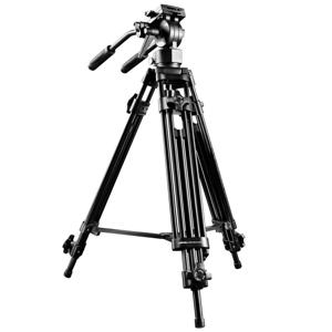 Walimex Pro EI-9901 Tripod 1/4 inch Werkhoogte: 69 - 138 cm Incl. tas