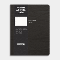 A5 Agenda Flex Notitie Zwart 2026