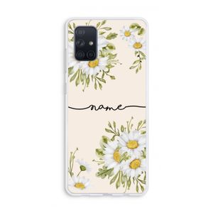Daisies: Galaxy A71 Transparant Hoesje