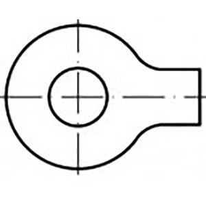 Onderlegringen met doeken 4.3 mm 14 mm Staal 1000 stuk(s) TOOLCRAFT TO-6853503