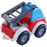 Haba brandweerwagen jongens 13 x 9 cm rood/blauw - thumbnail