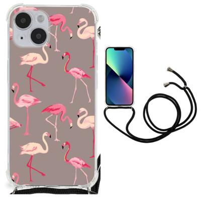 iPhone 14 Plus Case Anti-shock Flamingo iPhone 14 Plus Case Anti-shock Flamingo