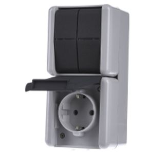 875 W  - Combination switch/wall socket outlet 875 W
