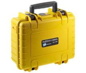 B&W outdoor.cases type 1000 geel + plukschuim