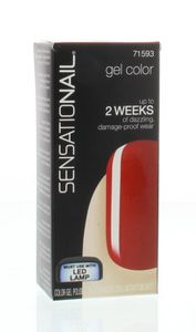 Sensationail Color gel scarlet red (7 ml)