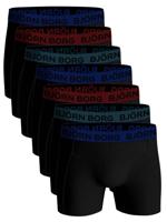 Björn Borg - Ess. Cotton Shorts - 7 pack - MP001, Maat:S