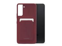 Mobilize Mobilize Rubber Gelly Card Case Samsung Galaxy S22 5G Matt Bordeaux