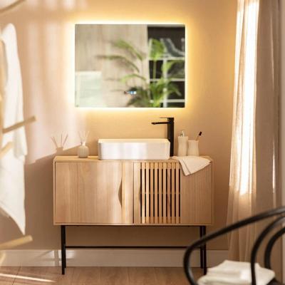 Badkamerspiegel led &apos;Davine&apos; anti conden 80W LED CCT Spiegel met Touch Switch 80 cm
