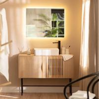 Badkamerspiegel led 'Davine' anti conden 80W LED CCT Spiegel met Touch Switch 80 cm Badkamerspiegel led 'Davine' anti conden 80W LED CCT Spiegel met Touch Switch 80 cm