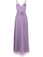 Marchesa Notte Bridesmaids robe longue plissée - Violet - thumbnail