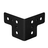Adam Hall 4044BLK Overzethoek zwart Adam Hall 4044BLK Overzethoek zwart