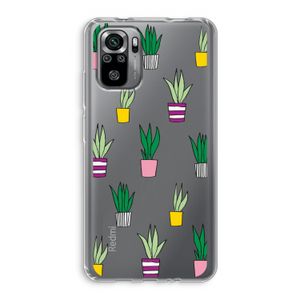 Sanseveria: Xiaomi Redmi Note 10S Transparant Hoesje