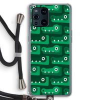 Crocs: Oppo Find X3 Pro Transparant Hoesje met koord