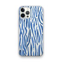 Blauwe nerven: iPhone 12 Pro Max Transparant Hoesje