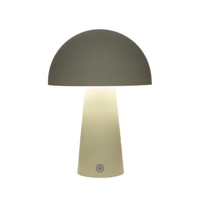 Portable lamp rond 21x15 cm olijf - Annas collection