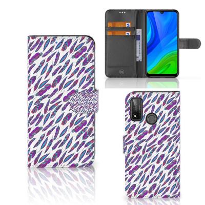 Huawei P Smart 2020 | Telefoon Hoesje | Feathers Color Huawei P Smart 2020 | Telefoon Hoesje | Feathers Color