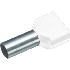 Vogt Verbindungstechnik 470108D Dubbele adereindhulzen 0.5 mm² Deels geïsoleerd Wit 100 stuk(s)