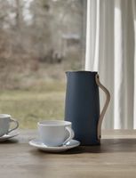 Stelton Emma Thermoskan koffie 1,2 L donkerblauw - thumbnail