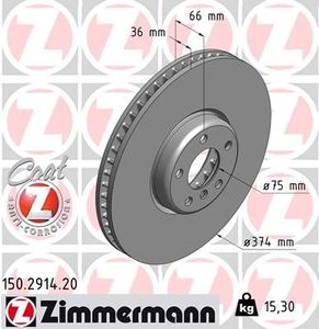 Remschijf Coat Z Links 150291420