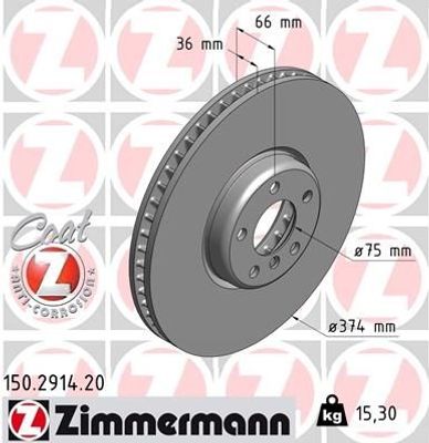 Remschijf Coat Z Links 150291420