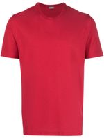 Zanone t-shirt en coton à manches courtes - Rouge