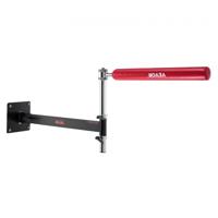 VEVOR Wall Mount Boxing Reflex Bar, Boxing Speed Trainer Boxing Spinning Bar met handschoenen, Wandmontage trainingsapparatuur voor bokstraining, kickboksen, MMA, stressverlichting en fitness Zwart en rood