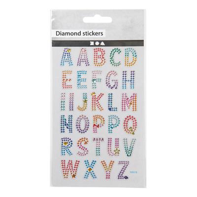 Creativ Company Diamant stickers alfabet, 1 vel