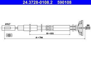 Koppelingkabel 24372801082