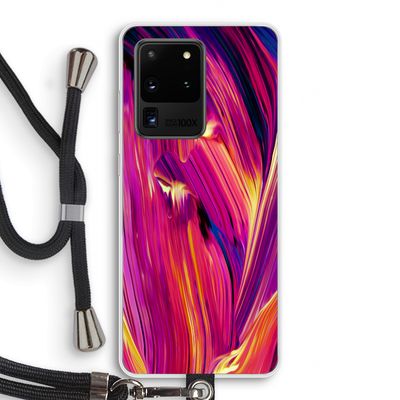 Phoenix: Samsung Galaxy S20 Ultra Transparant Hoesje met koord