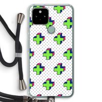 8-bit N°10: Pixel 5 Transparant Hoesje met koord